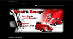 Desktop Screenshot of nixonsgarage.com